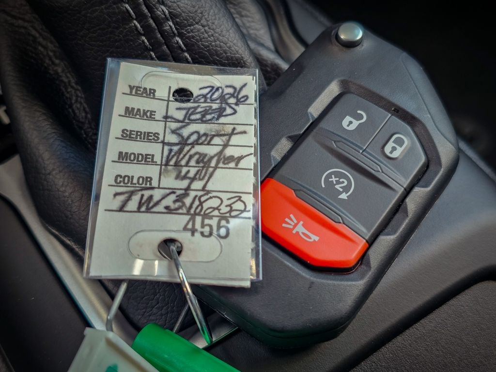 2026 Jeep Wrangler WRANGLER 4-DOOR SPORT S