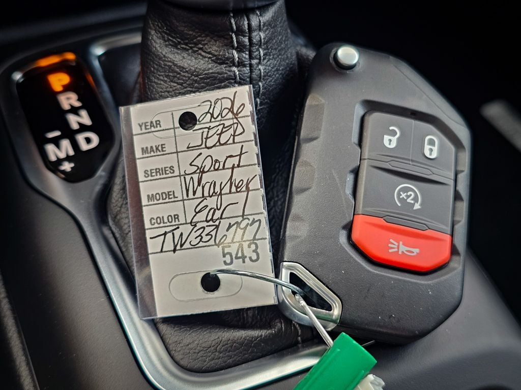2026 Jeep Wrangler WRANGLER 4-DOOR SPORT S