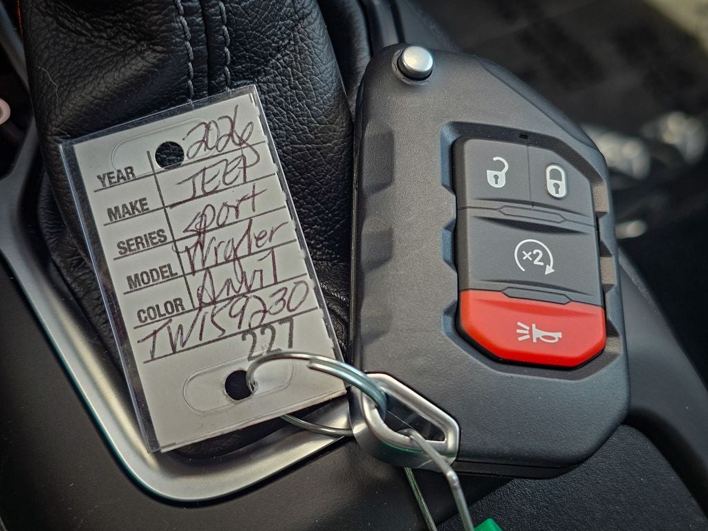2026 Jeep Wrangler WRANGLER 4-DOOR SPORT S