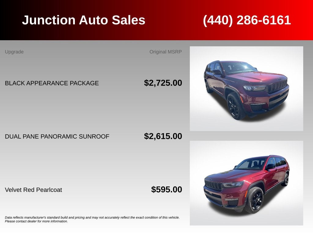 2025 Jeep Grand Cherokee L Limited 4x4