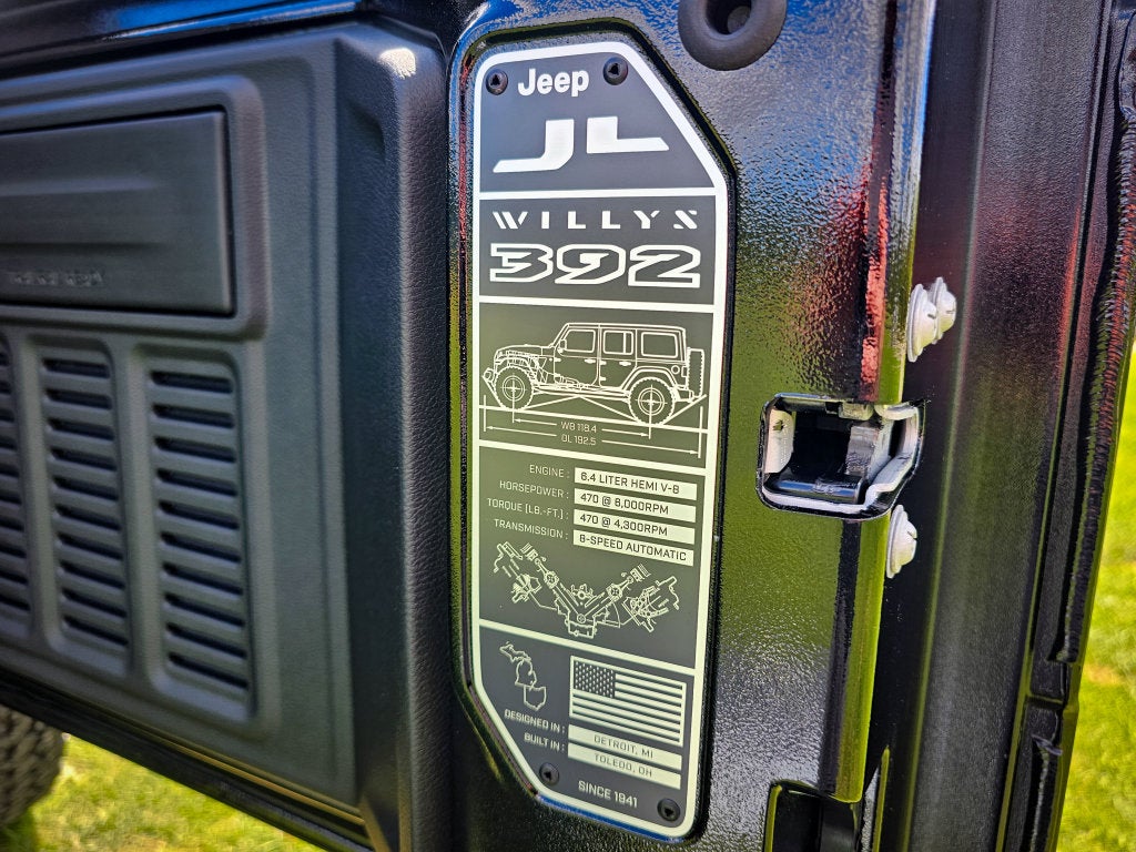2027 Jeep Wrangler Jeep Wrangler Willys 392 4x4