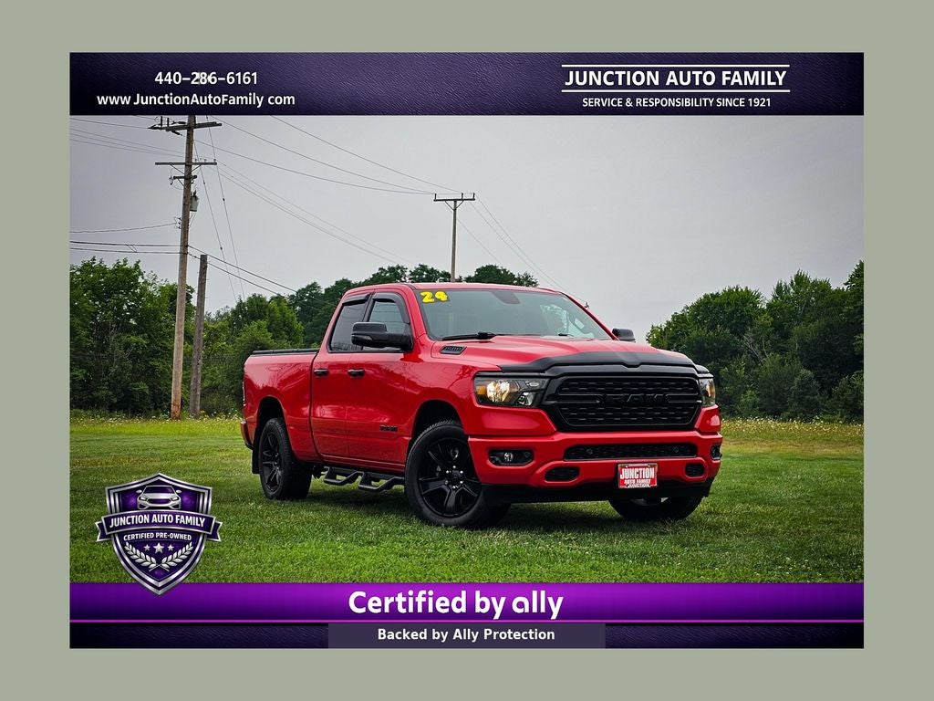 2024 RAM 1500 Big Horn Quad Cab 4x4 6'4' Box