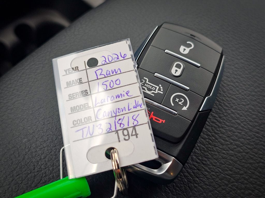 2026 RAM Ram 1500 RAM 1500 LARAMIE CREW CAB 4X4 5'7' BOX