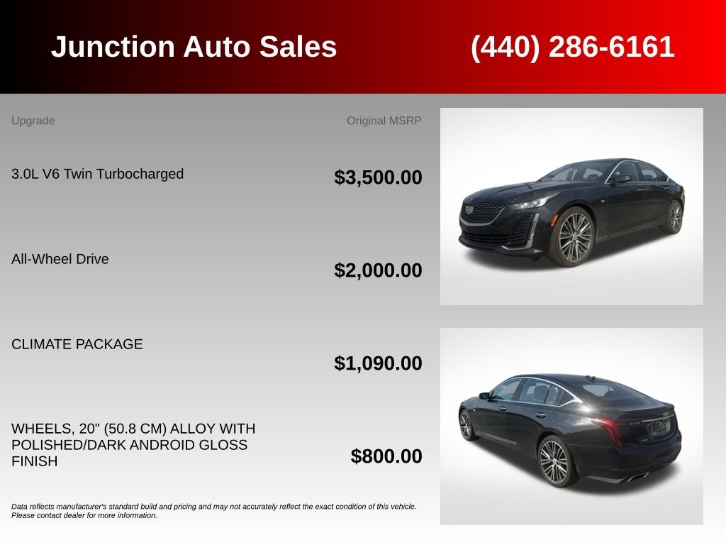2023 Cadillac CT5 Premium Luxury