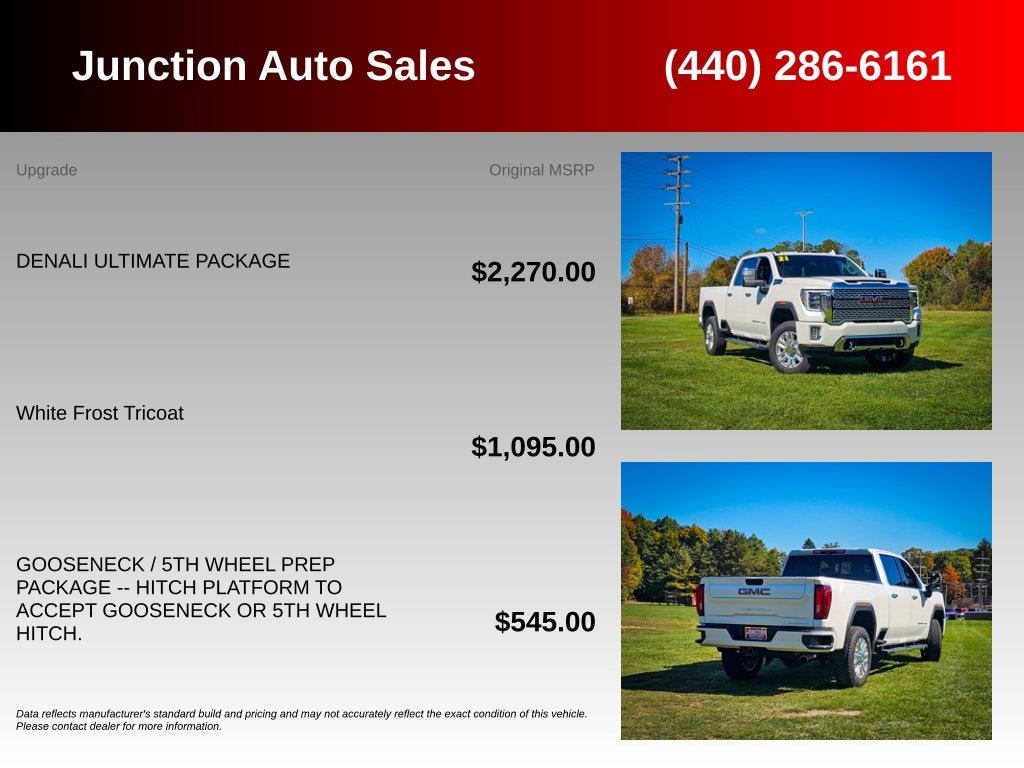2021 GMC Sierra 2500HD 4WD Crew Cab Standard Bed Denali