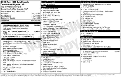 2018 RAM Ram 4500 Chassis Tradesman/SLT