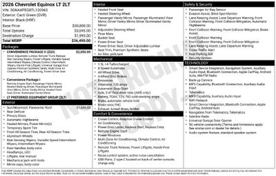2026 Chevrolet Equinox AWD LT