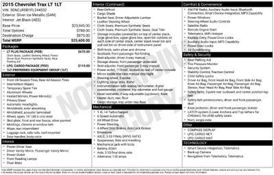 2015 Chevrolet Trax LT