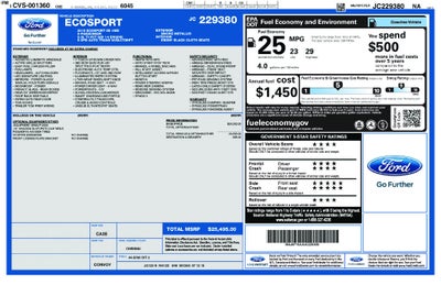 2018 Ford EcoSport SE