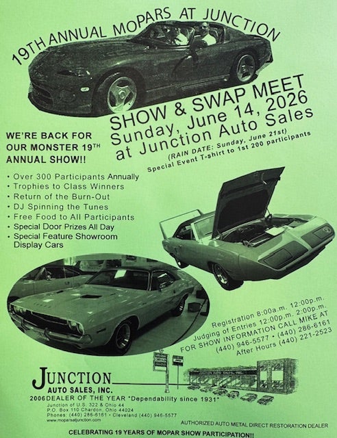 2026 Mopars @ Junction Flyer Front