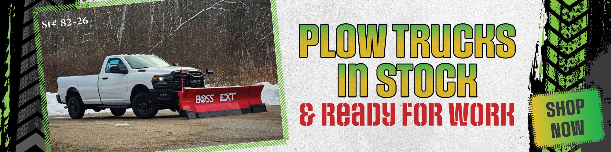 Plow Trucks in Stock & Ready for Work