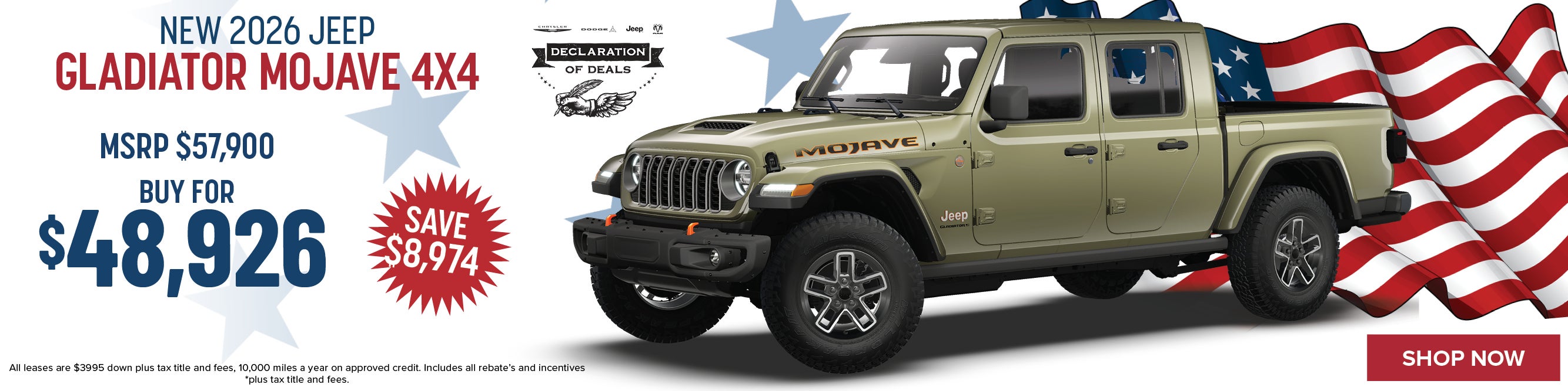 New 2026 Jeep Gladiator